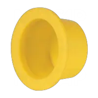 Thick Wide Flange Tapered Plug Caps